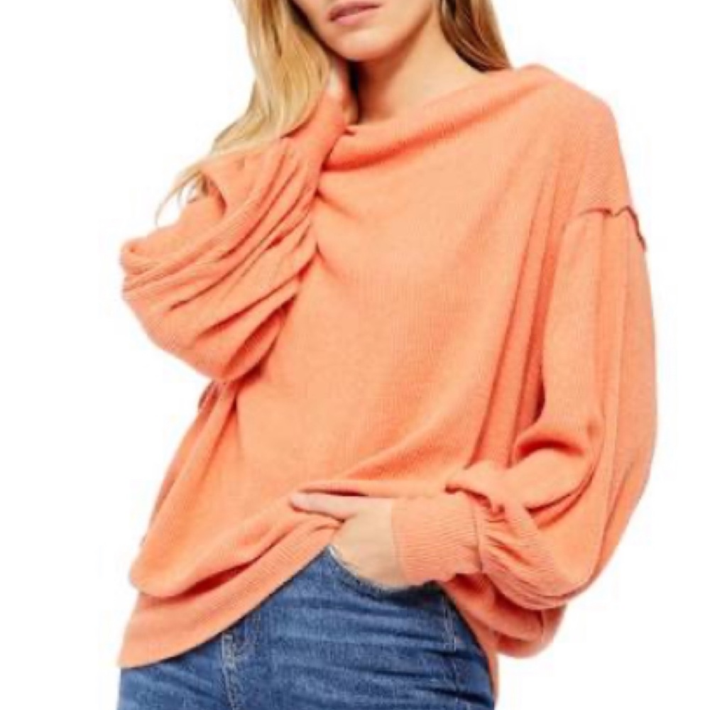 Free People MAIN SQUEEZE HACCI top CAYENNE